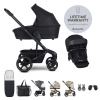 EASYWALKER Set XXL kočík kombinovaný Harvey⁵ Midnight Black s príslušenstvom