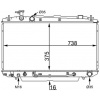 MAHLE Chladič, chlazení motoru BEHR CR 1568 000S