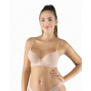 GINA Dámska vystužená podprsenka s kosticami | 07019P - béžová, 80B