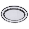 CONTACTO Tácka oválna z nehrdzavejúcej ocele 470x310x30 mm | CONTACTO, 1/470