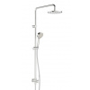 Hansa VIVA sprchový set bez baterie, horní sprcha, ruční sprcha se 3 proudy, tyč, hadice, chrom