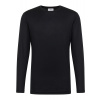 Pánske čierne extra soft tričko ETERNA dlhý rukáv Veľkosť: S