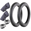2X pneumatika 18x2,75 + 18 x 3.00 WSK 125 175 MZ TS 250 Romet Minsk Jawa + Pneumatika
