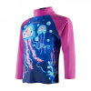 Speedo Plt Ls Dpm St In99 Blue/Pink 4 YRS