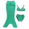 Kostým Morská panna - 3 farby 120-130 Veľkosť Zelená