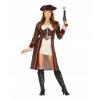 Kostým, maska - Piraka Piraka Outfit Pirate Pirates Korsarka M (Super ad Piraka outfit s kabátom 88203bz m)