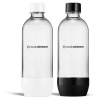 SodaStream láhev Jet 2x 1 l Black and white