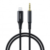 Choetech AUX009 AUX 3,5mm jack/Lightning 8 pin, 2m, čierny