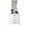Casarredo DRESSER zásuvková komoda s nohami, biela