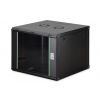 Digitus DN-19 09U-6/6-EC-SW rack 9U Nástěnný regál Černá