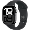 Apple Watch Series 10 46 mm klavírne čierny hliník s čierny športovým remienkom M/L MWWQ3QC/A