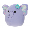 SQUISHMALLOWS Fialový slon Anjali 19 cm