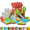 Magnetické kocky, sada 220 dielikov, plastové, pre deti od 4 rokov, Minecraft