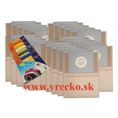 Grundig VCC 3851 - zvýhodnené balenie typ XL - papierové vrecká do vysávača s dopravou zdarma + 5ks rôznych vôní do vysávačov v cene 3,99 ZDARMA (25ks)