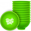 Best Buds Silikónová miska na miešanie 7 cm, zelená s bielym logom