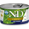 N&D PRIME Dog konz. Lamb & Blueberry Mini 140 g