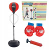 BOXERSKÝ SET HRUŠKA ENERO PRE DETI, NASTAVITEĽNÝ, 80-102 CM A RUKAVICE
