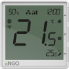 ENGO Controls EFAN-230W - Regulátor ventilátorov, 230V, biely, internetový, na zapustenie, Wi-Fi
