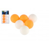 Teddies Loptičky na stolný tenis/ping pong 6ks plast 4cm v blistri