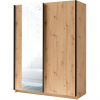 MEBLINE Skriňa posuvná so zrkadlom 180 ZOGO III 11 dub artisan