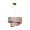 Asir | Luster na lanku BARETTE 1xE27/60W/230V ružová | AS0276