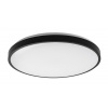 Rabalux Čierne stropné LED svietidlo Samira okrúhle 420mm 48W IP44 71254