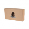 Vianočná krabica s okienkom 350x200x100mm, stromček, 240 ks