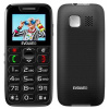 EVOLVEO EasyPhone, mobilní telefon pro seniory s nabíjecím stojánkem, černá