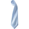 Premier Kravata Colours PR 750, saténová COT39075003799-light blue Modrá světlá UNI