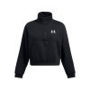 Dámska mikina na zips Under Armour ICON FLEECE OS HZ W čierna 1386460-001 - L
