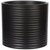 Keramický kvetináč čierny Skandi.pl 17,5 cm x 17,5 x 15 cm