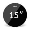 Evans Hydraulic Tom Black Priemer blany: 15