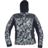 ČERVA Bunda NEURUM CAMOUFLAGE s kapucí 0351000661064 64 Antracitová