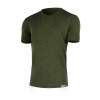 LASTING pánske merino tričko CHUAN, zelená Veľkosť: XL