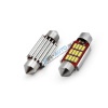 Led žiarovka 12xSMD 12V/24V, biela, 4014, Sulfid/ Festoon, Canbus