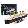 CUBICFUN Svítící 3D puzzle Titanic 266 dílků
