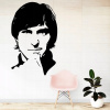 Steve Jobs silueta - vinylová samolepka na stenu 80x50cm