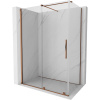 Mexen Velar sprchová kabína, posuvné dvere 150 x 80 cm, Priehľadné, Zlatoružová - 871-150-080-01-60