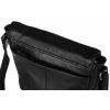 Pánske kabelky [DH] Kožená taška PTN 788 NDM BLACK jedna velikost
