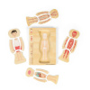 Bigjigs Toys Dřevěné puzzle Anatomie chlapec