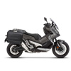 SHAD Kompletná sada bočných čiernych hliníkových kufrov SHAD TERRA BLACK, 36L/36/ bočné kufre, vrátane montážnej sady SHAD HONDA X-ADV 750
