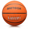 BASKETBALOVÁ LOPTA PRE DETI 1-3 rokov METEOR LAYUP MINI #1 gumová