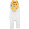 CARTERS CARTER'S Set 2dielny overal bez rukávov, podbradník Grey neutrál LBB 9m, veľ. 74