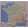 nástěnná mapa France (Francie) reliéfní 102x92 cm