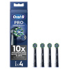 Oral B Náhradní kartáčkové hlavice Cross Action Black EB50 4 ks