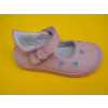 Detské kožené barefoot balerinky D.D.Step H073 - 332 baby pink BAREFOOT 834-SK524