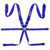FIA 6 point safety belts SPARCO COMPETITION H-3 PD STEEL my2026, blue