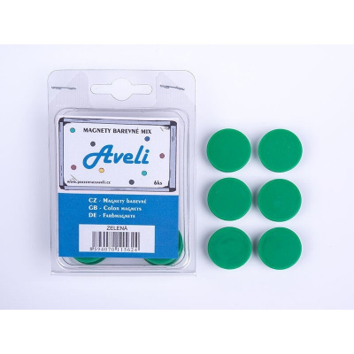 Set magnetů AVELI, zelená barva XRT-00099