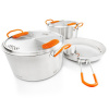Sada riadu GSI Glacier Stainless Base Camper; 2+3l medium