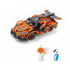 Wiky Auto RC športové oranžové stavebnica 18cm 319 dielikov